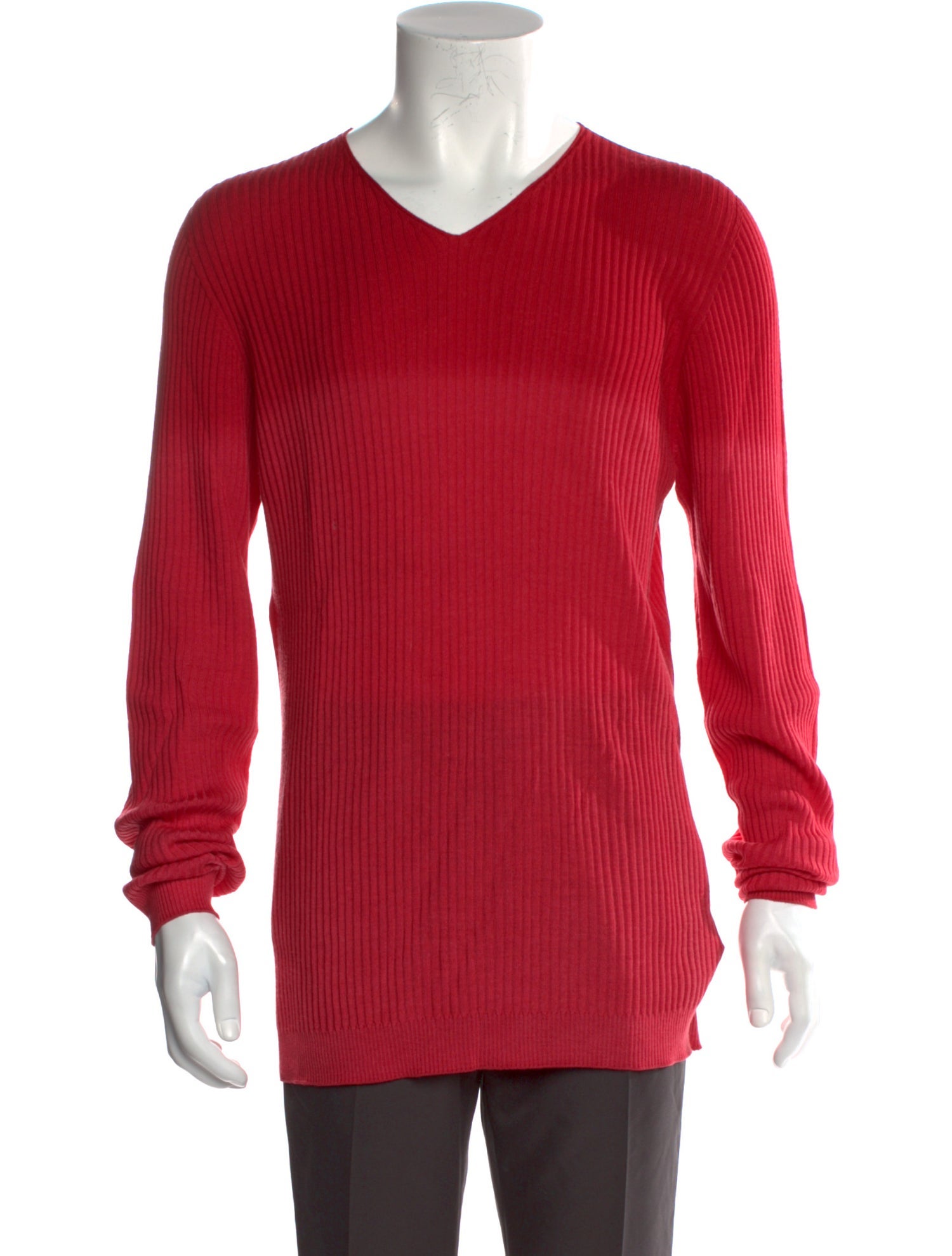 Giorgio Armani Virgin Wool V-Neck Pullover