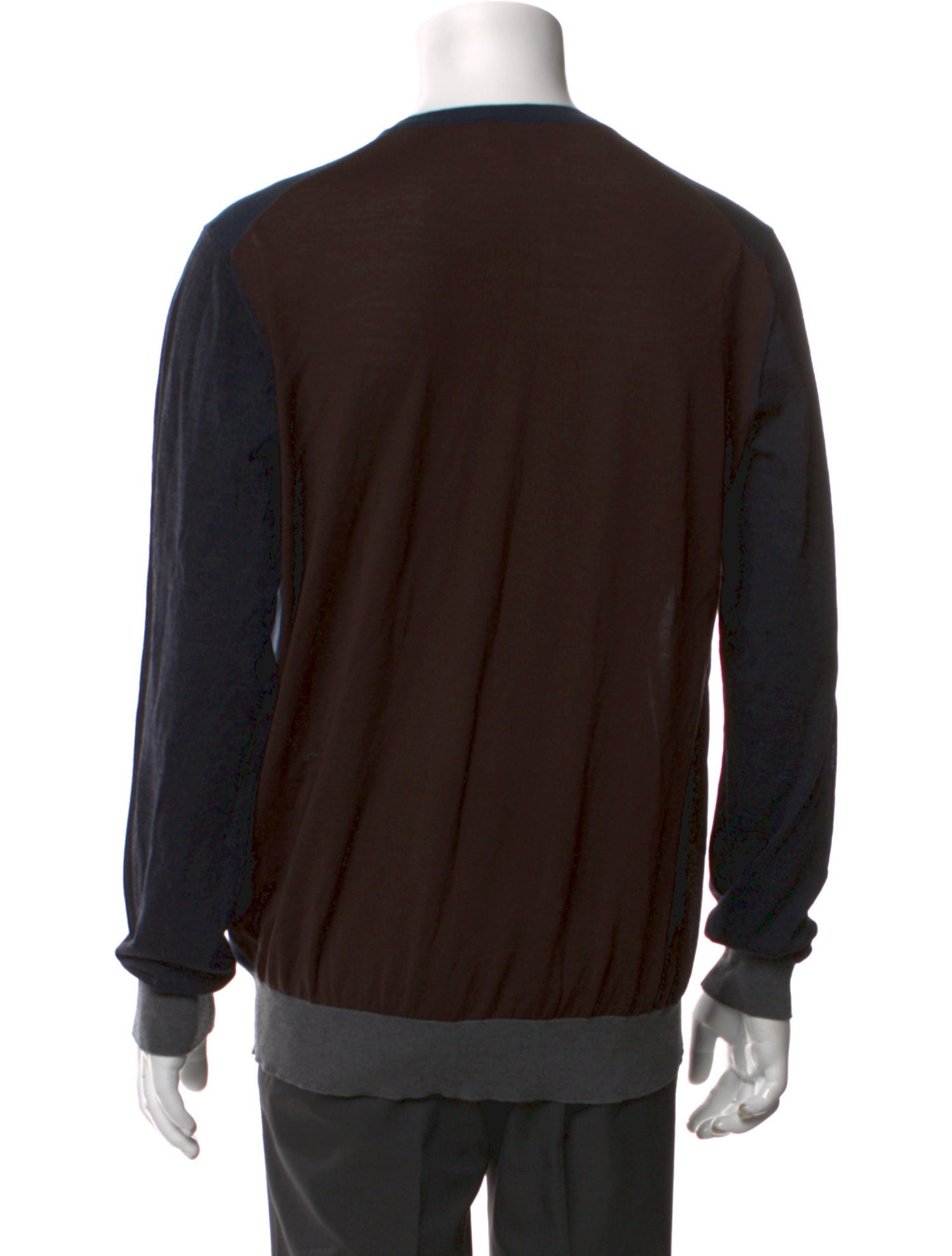 Giorgio Armani Virgin Wool V-Neck Pullover