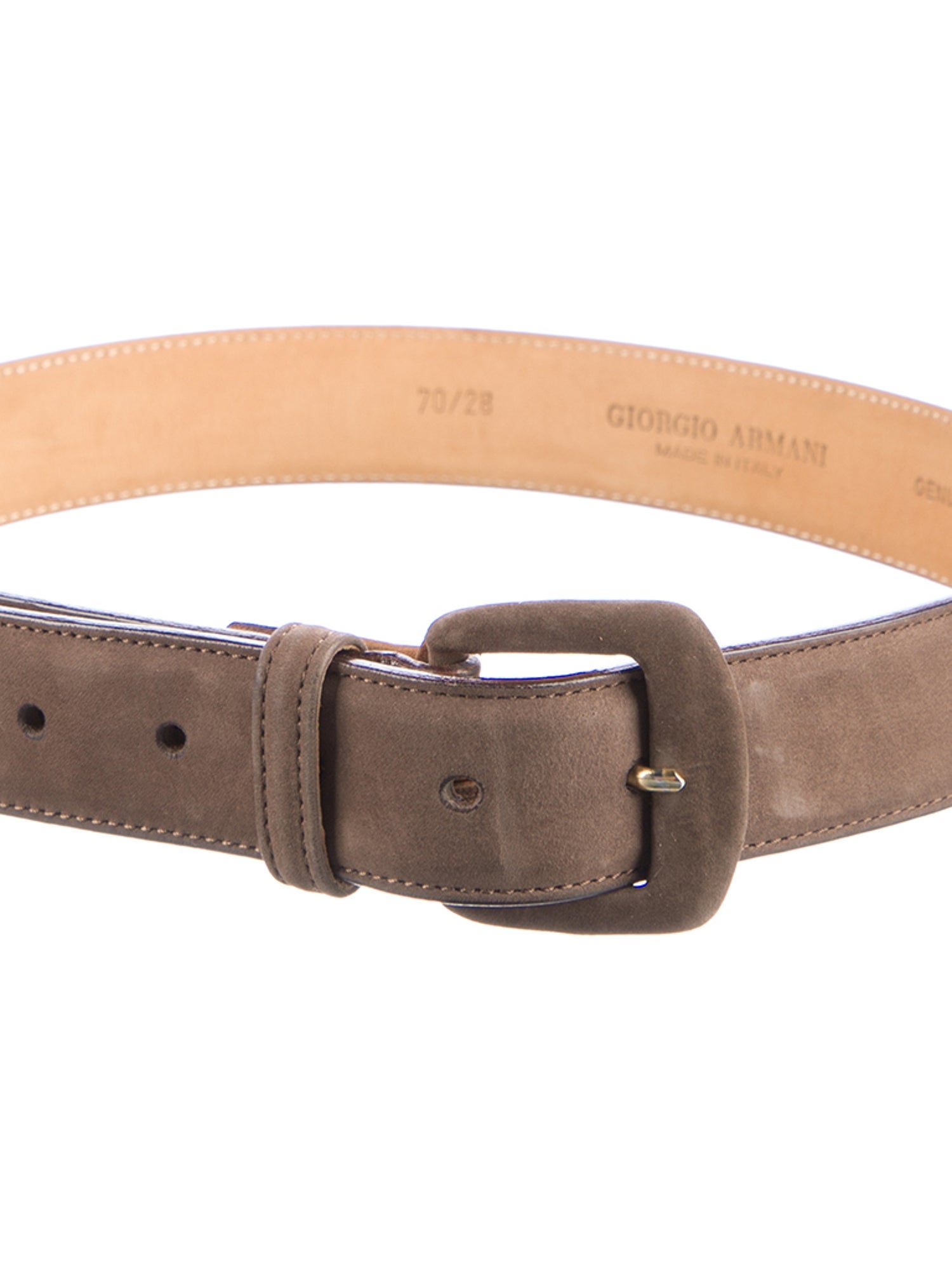 Giorgio Armani Suede Waist Belt