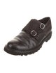 Giorgio Armani Leather Monk Straps