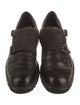 Giorgio Armani Leather Monk Straps