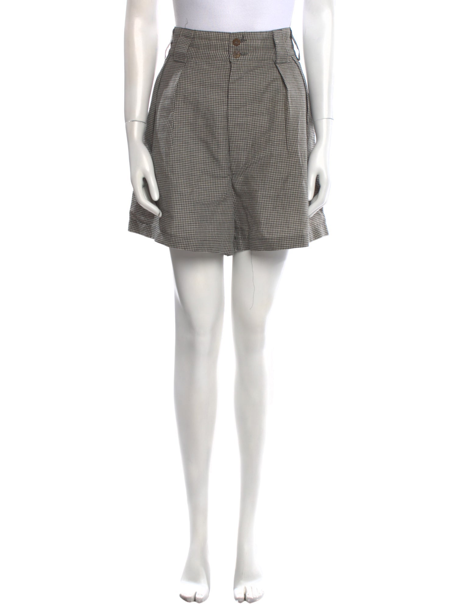 Giorgio Armani Linen Mini Shorts
