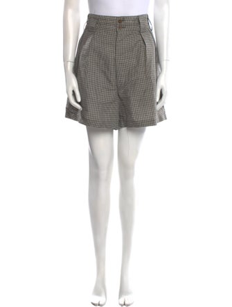 Giorgio Armani Linen Mini Shorts
