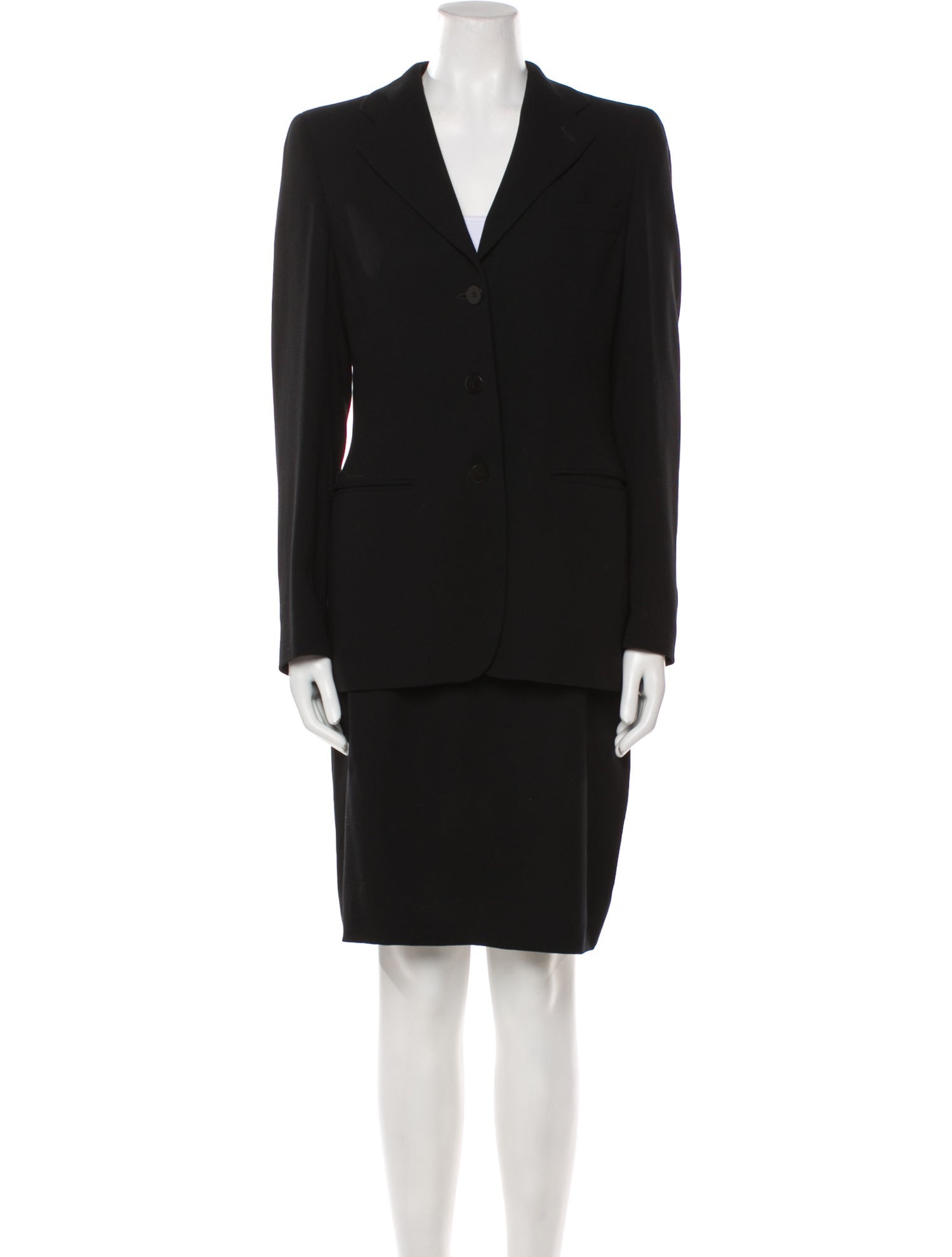Giorgio Armani Wool Skirt Suit