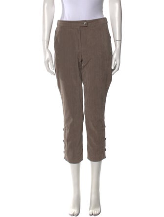 Giorgio Armani Corduroy Straight Leg Pants