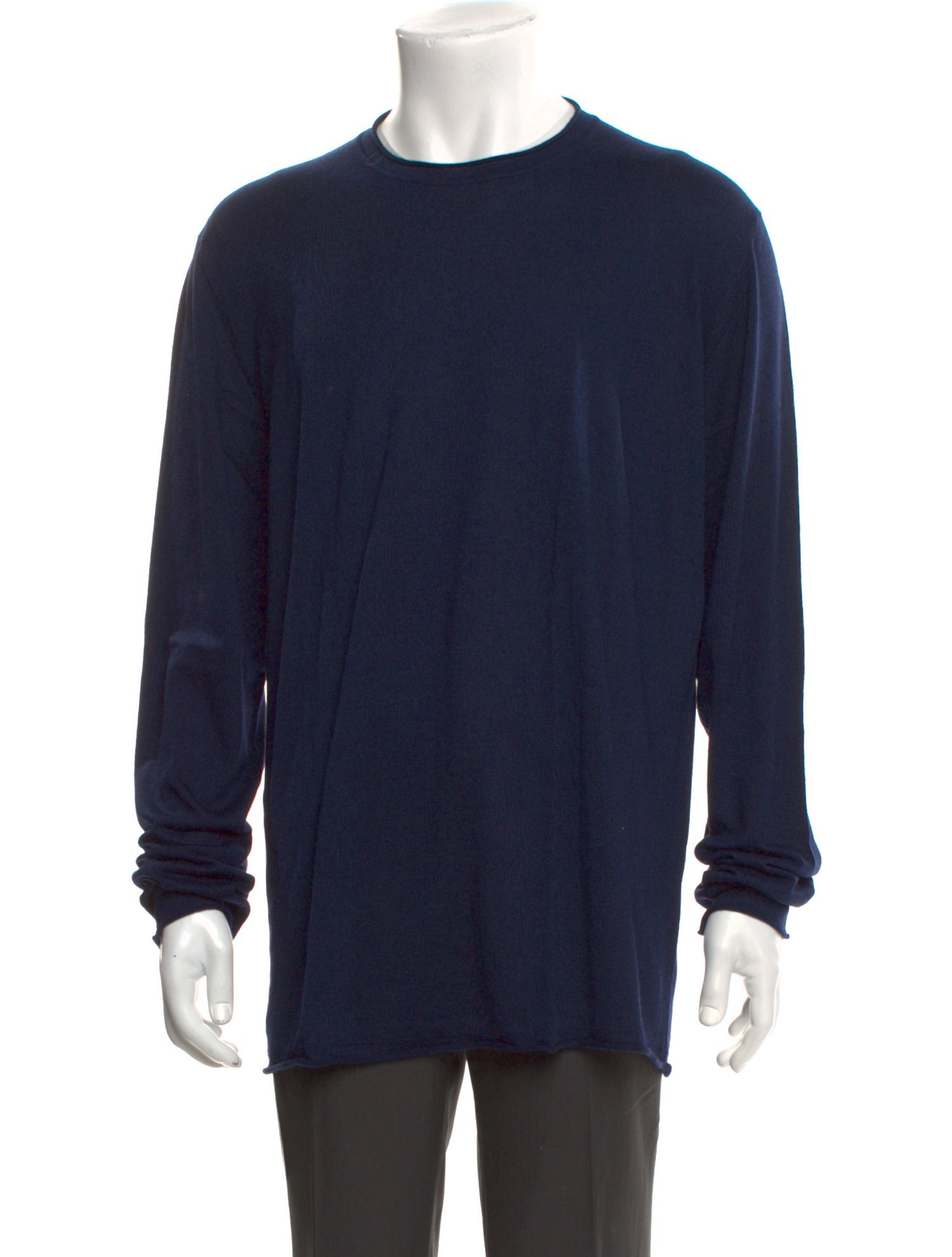 Giorgio Armani Crew Neck Long Sleeve Pullover