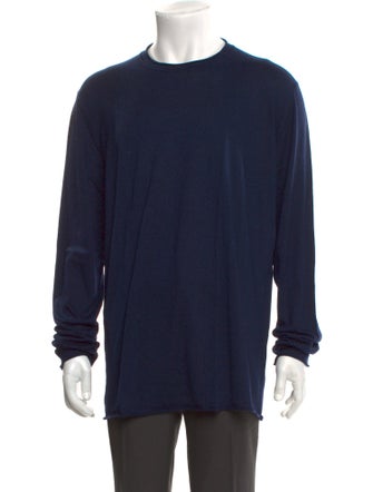 Giorgio Armani Crew Neck Long Sleeve Pullover