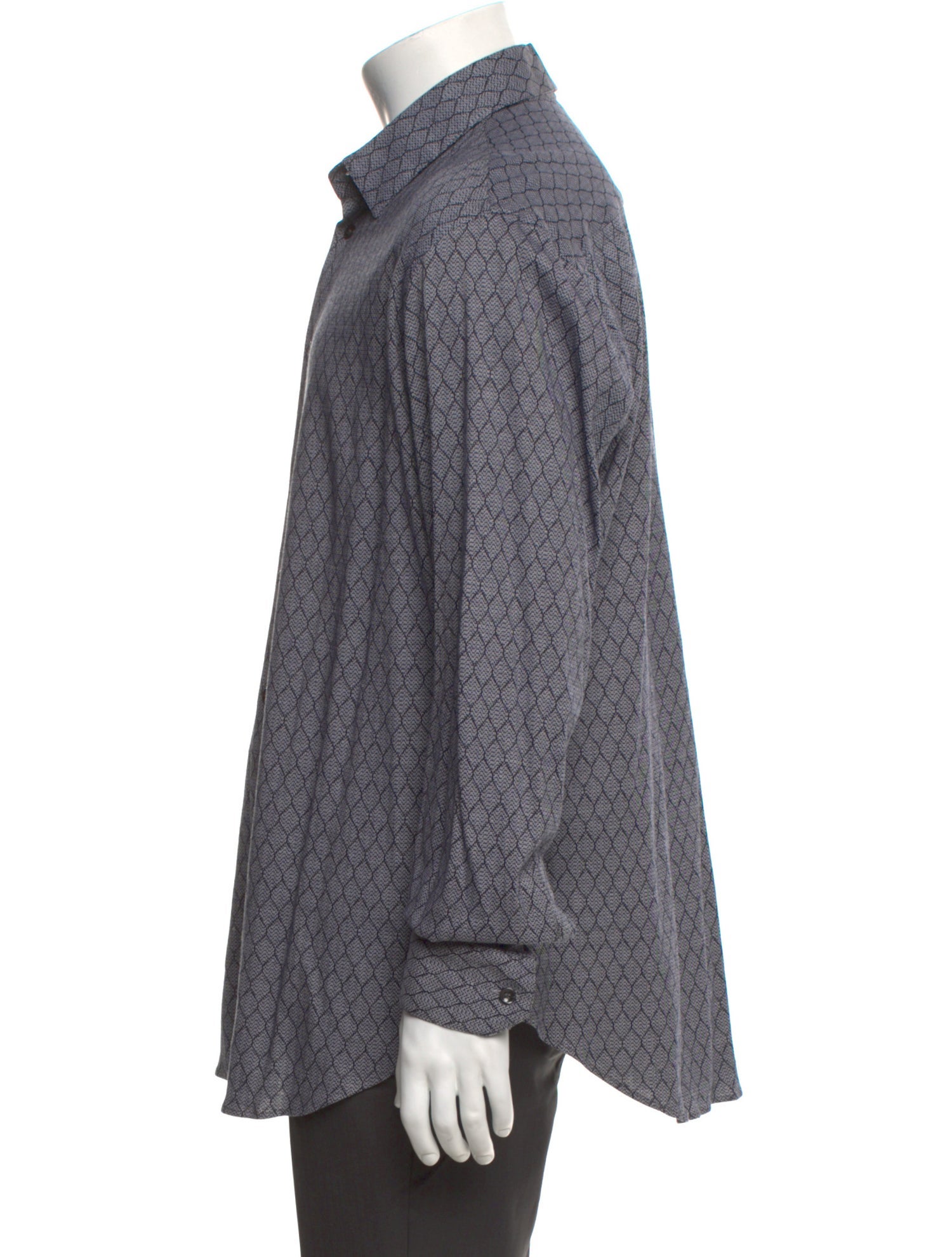 Giorgio Armani Printed Long Sleeve Shirt