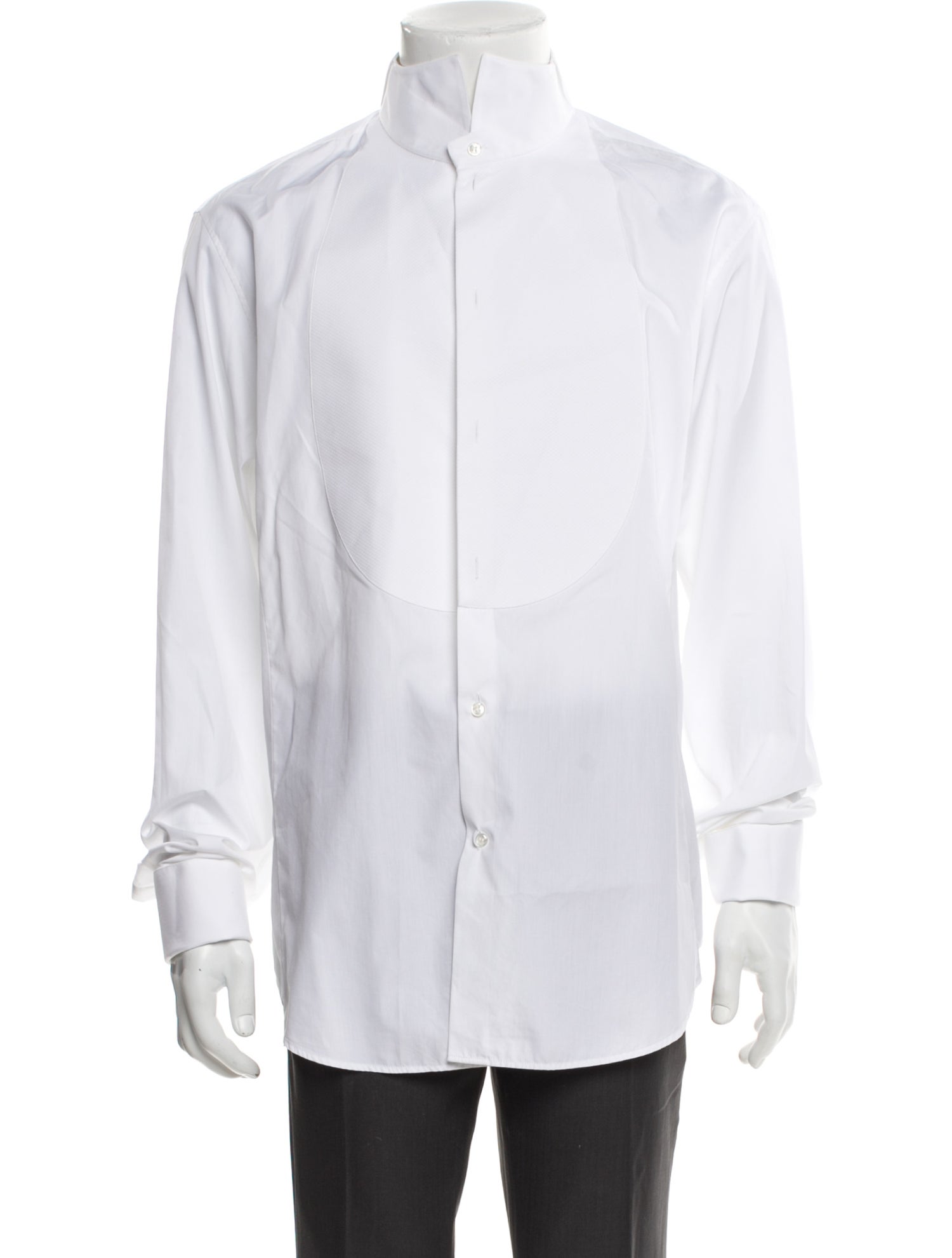 Giorgio Armani Long Sleeve Tuxedo Shirt