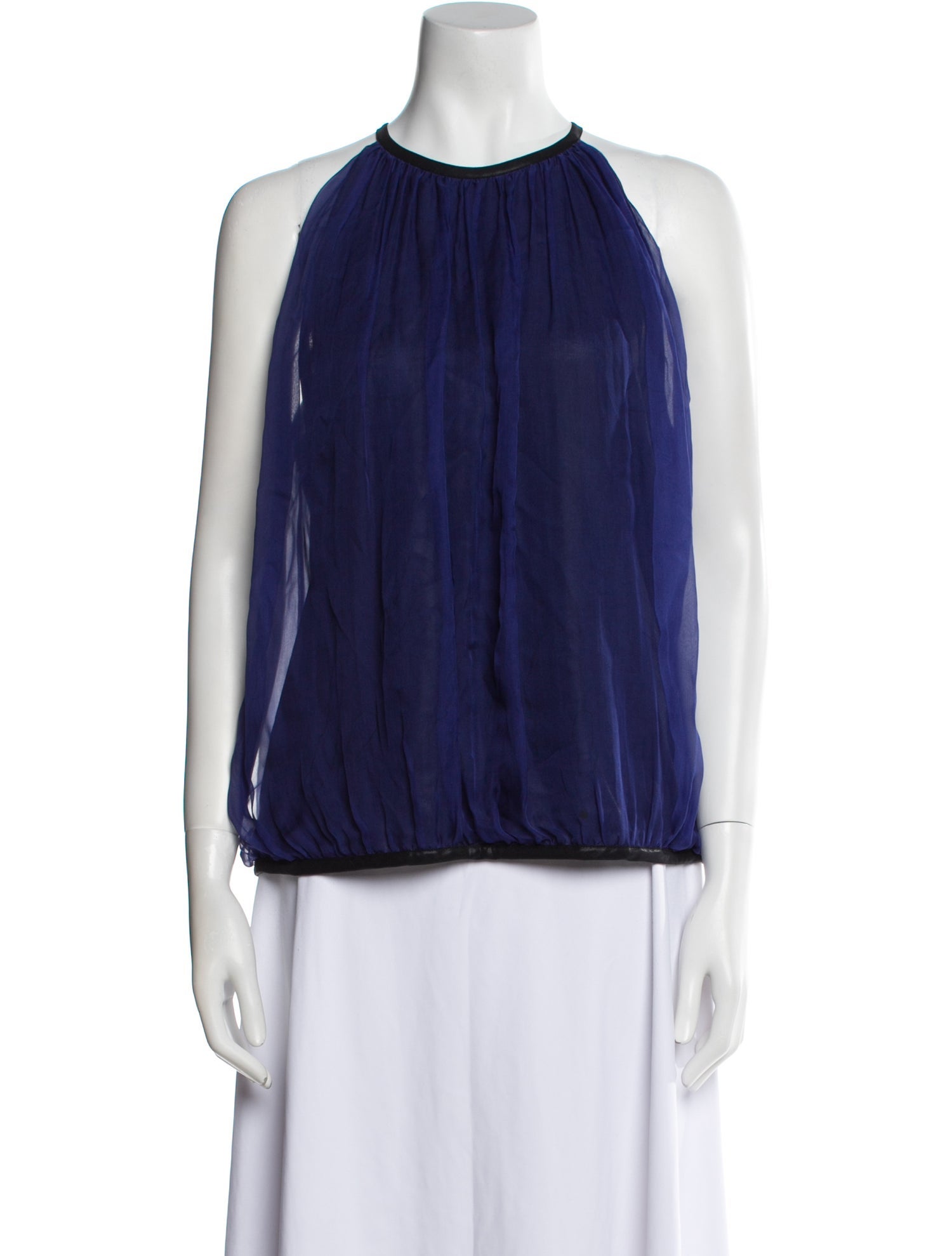 Giorgio Armani Silk Halterneck Blouse