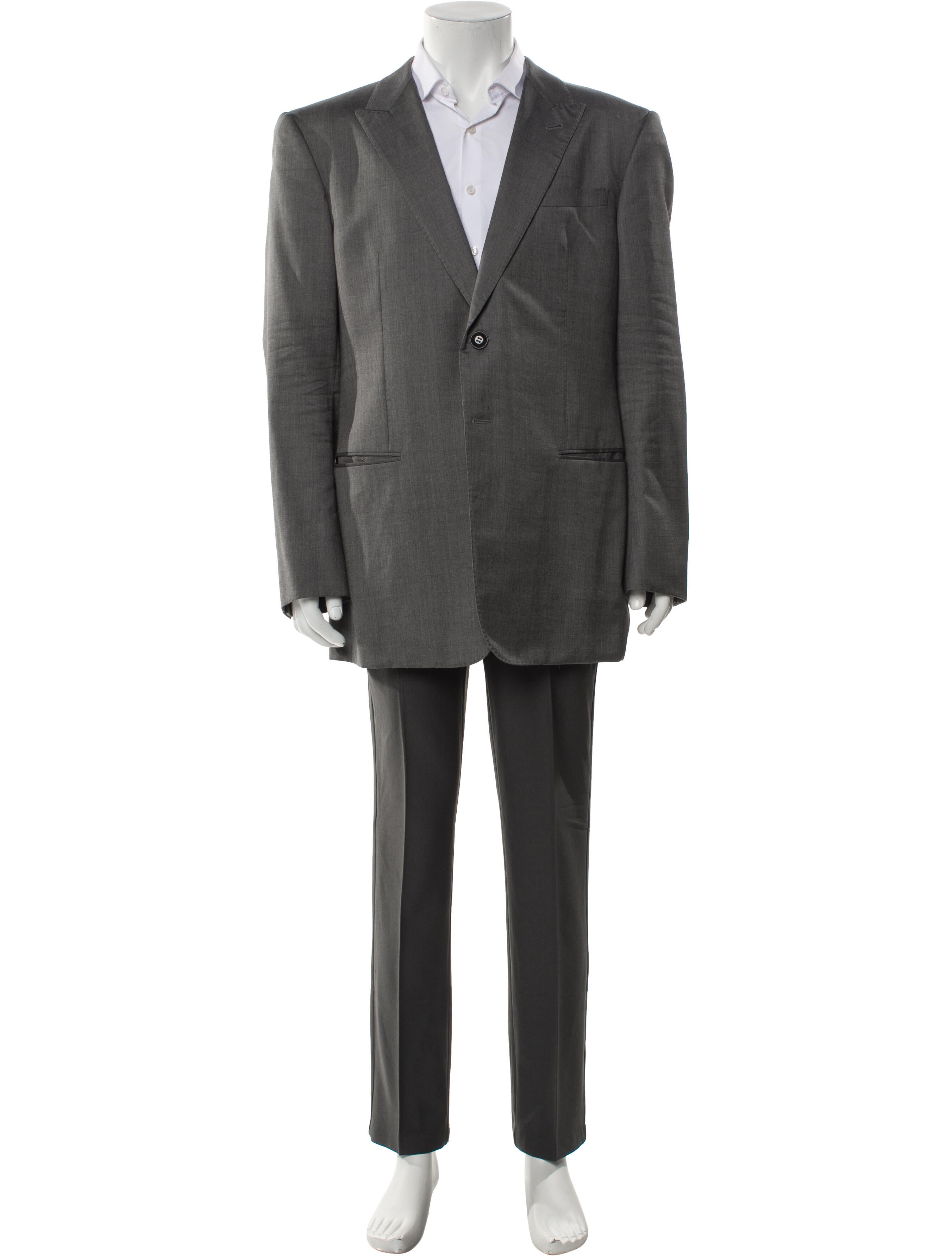 Giorgio Armani Virgin Wool Two-Piece Blazer