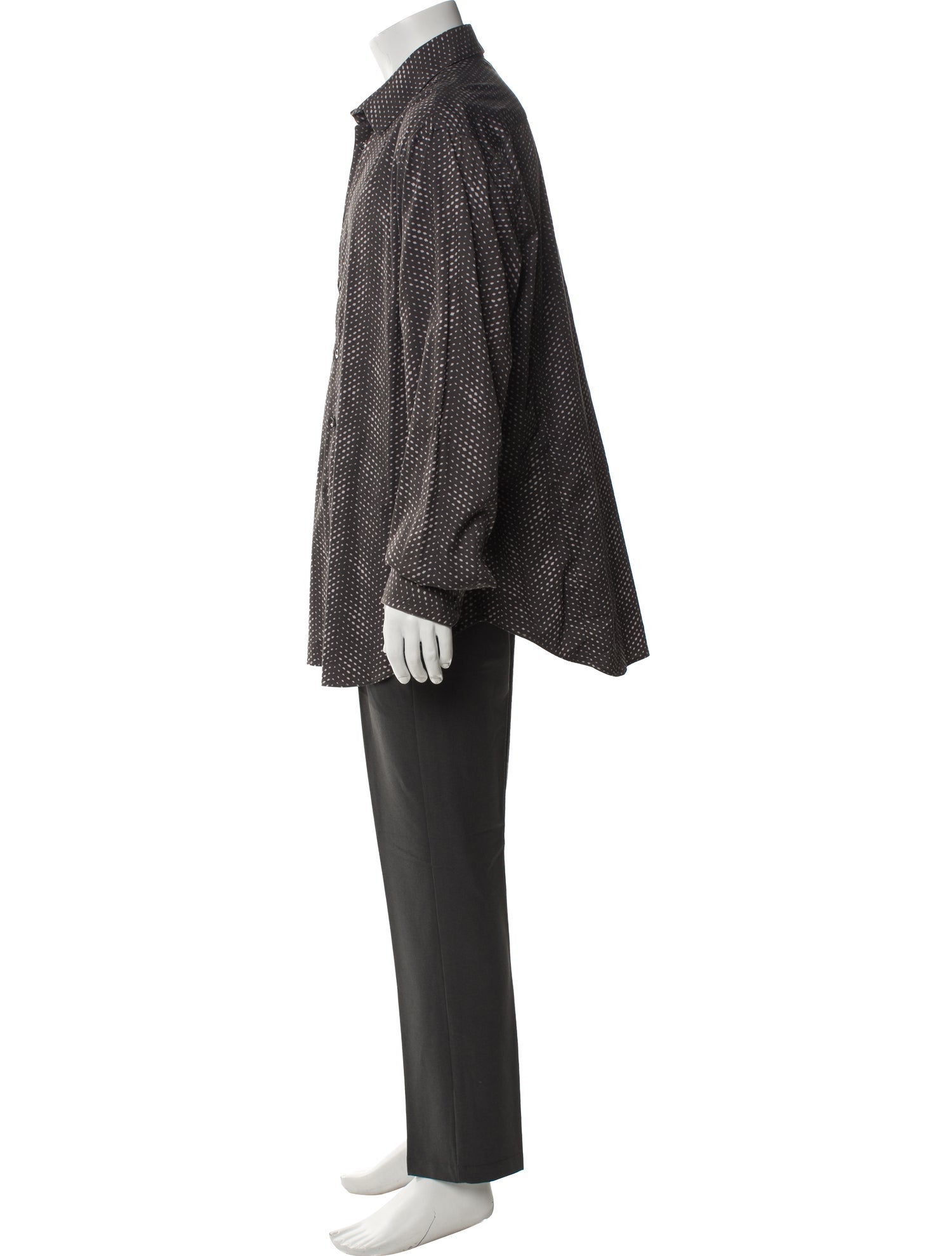 Giorgio Armani Printed Long Sleeve Dress Shirt