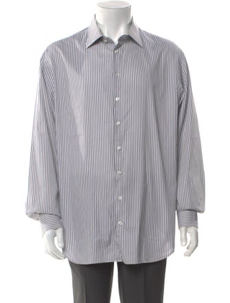 Giorgio Armani Striped Long Sleeve Shirt