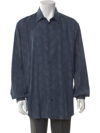 Giorgio Armani Printed Long Sleeve Shirt