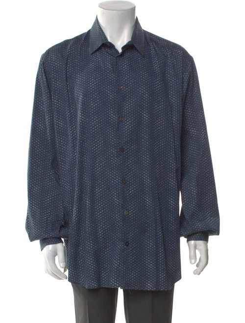 Giorgio Armani Printed Long Sleeve Shirt