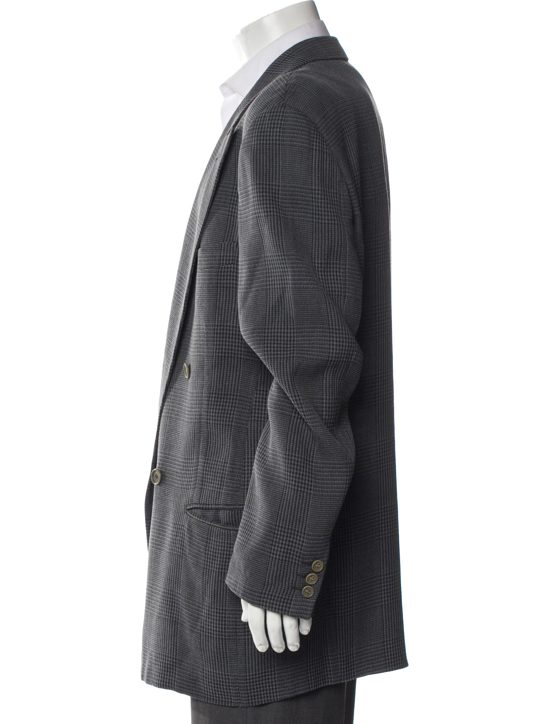 Giorgio Armani Houndstooth Print Blazer