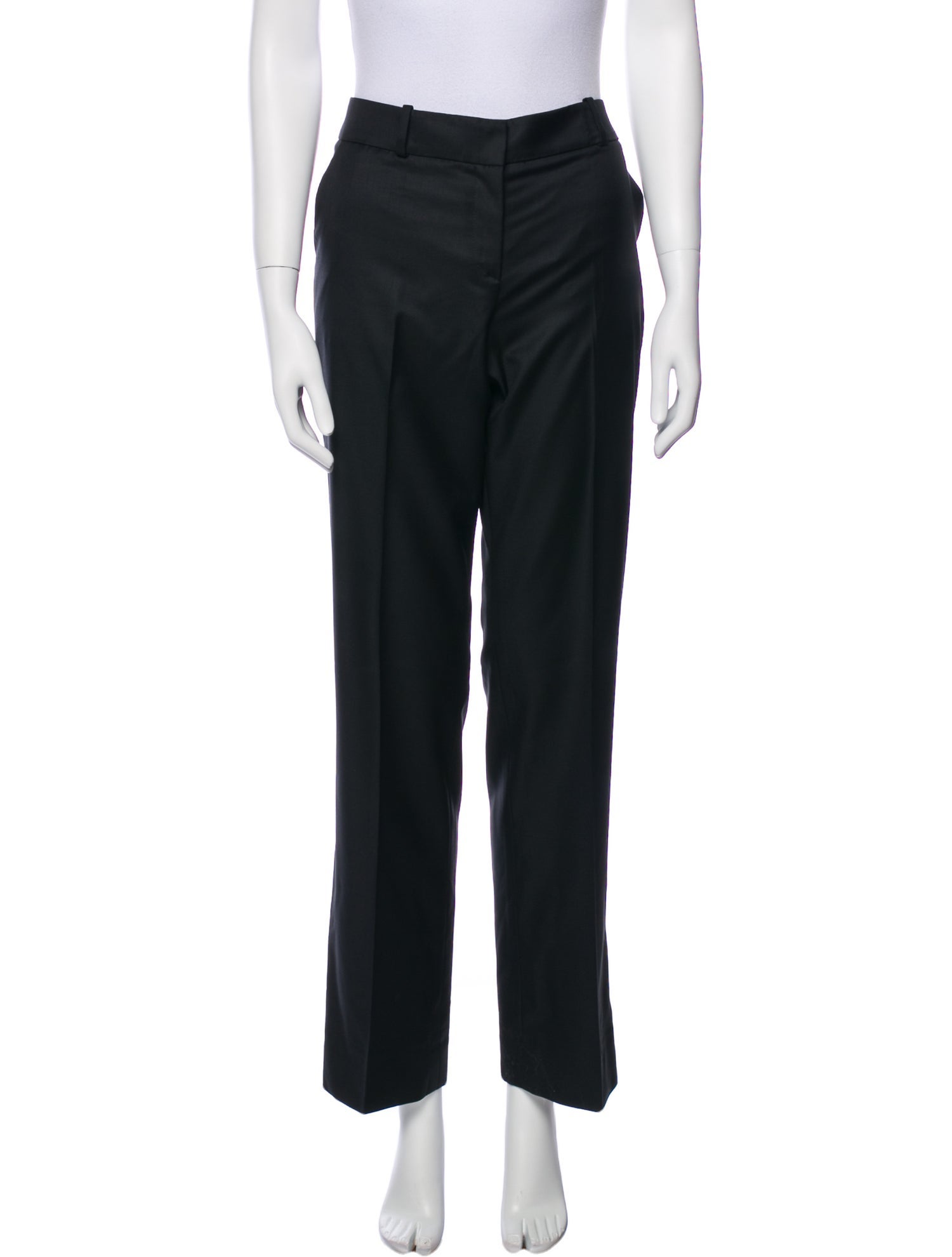 Giorgio Armani Virgin Wool Wide Leg Pants