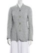 Giorgio Armani Linen Striped Evening Jacket