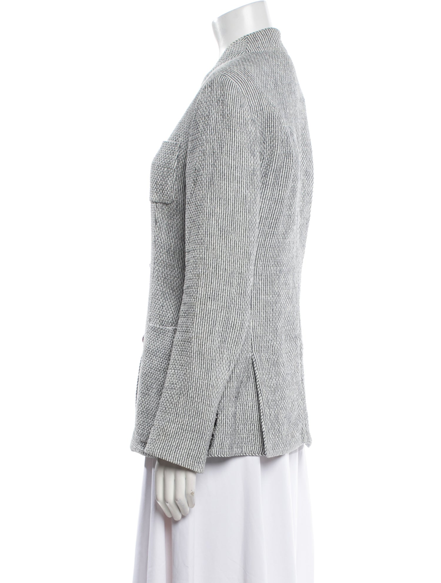 Giorgio Armani Linen Striped Evening Jacket