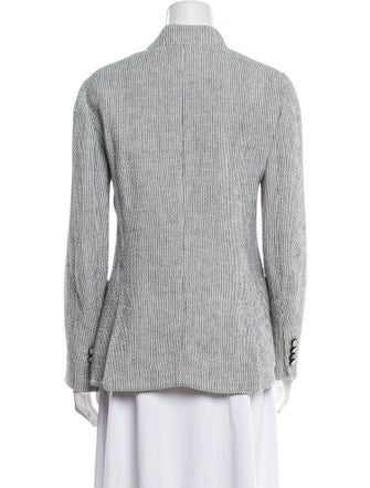 Giorgio Armani Linen Striped Evening Jacket