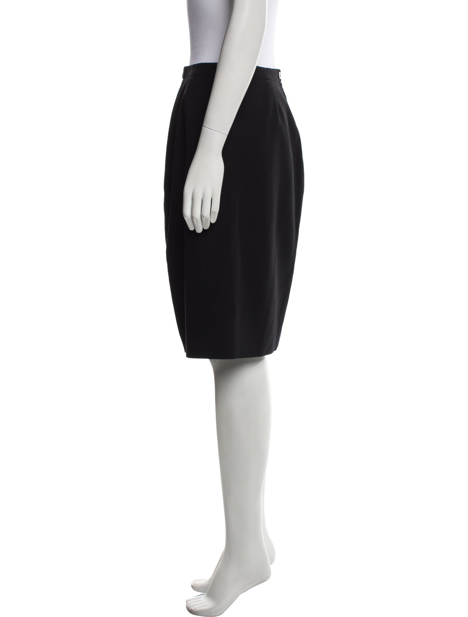 Giorgio Armani Wool Knee-Length Skirt