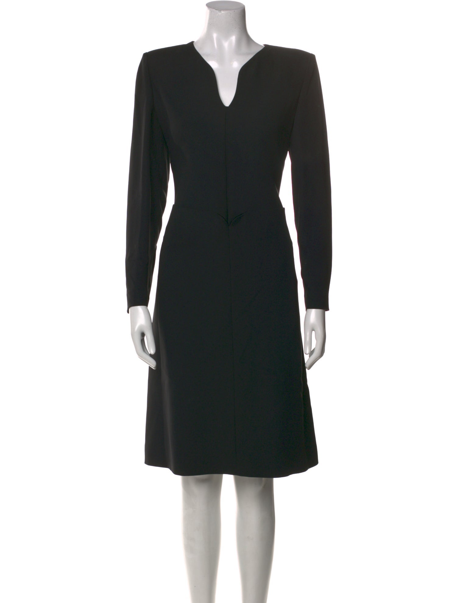 Giorgio Armani V-Neck Knee-Length Dress