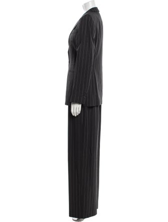 Giorgio Armani Wool Striped Pantsuit