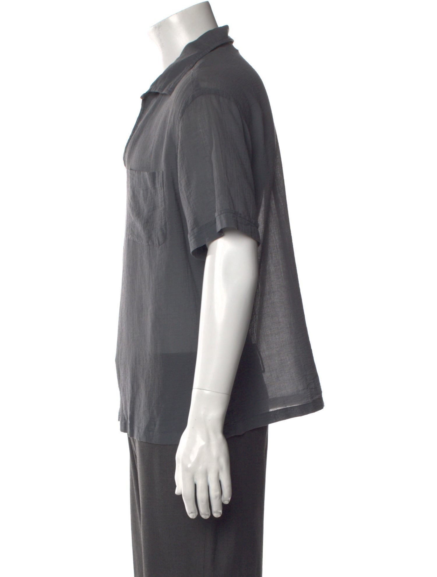 Giorgio Armani V-Neck Short Sleeve Polo Shirt