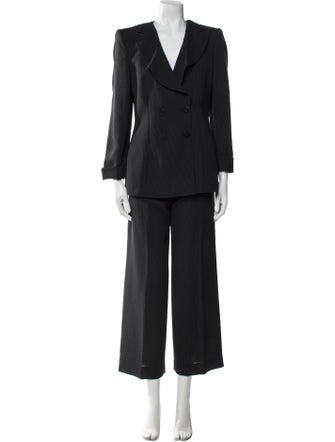 Giorgio Armani Wool Striped Pantsuit