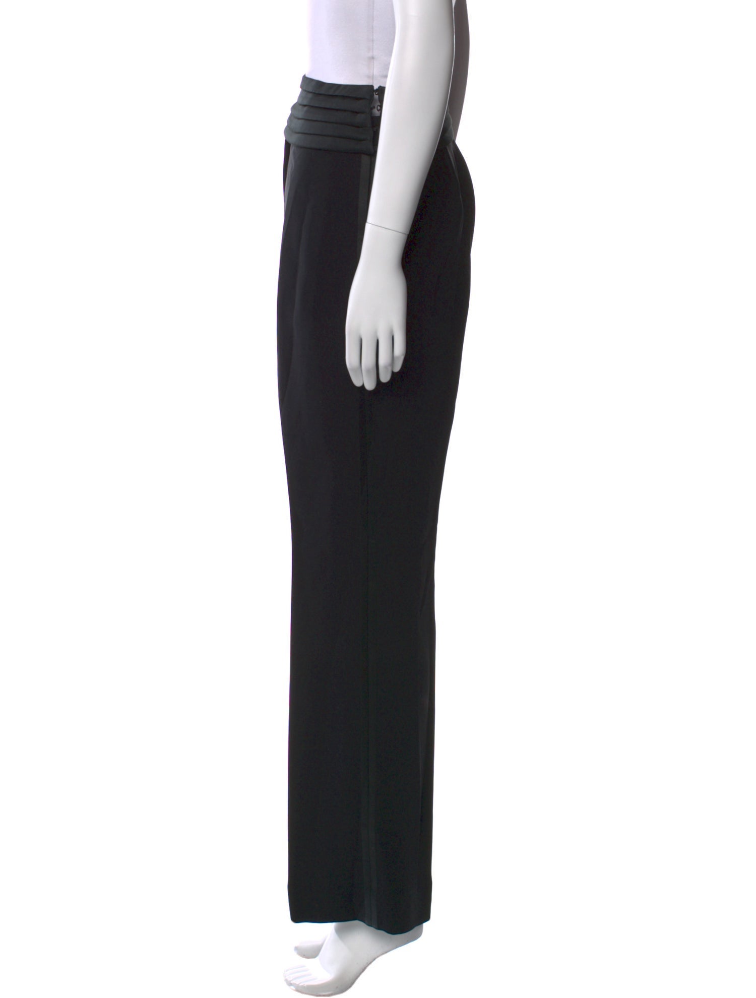 Giorgio Armani Silk Straight Leg Pants