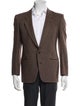 Giorgio Armani Wool Houndstooth Print Blazer