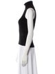 Giorgio Armani Turtleneck Sleeveless Crop Top