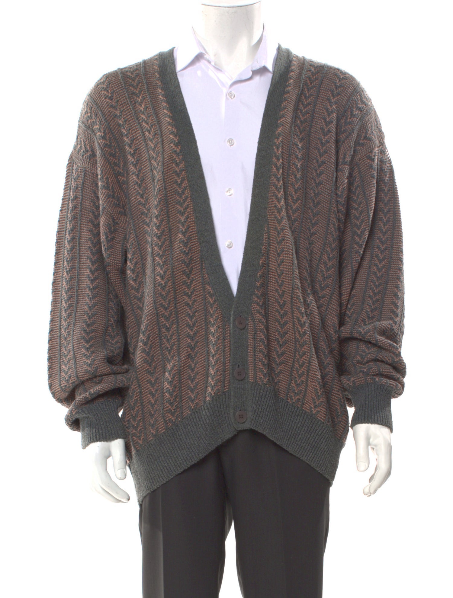 Giorgio Armani Silk Printed Cardigan