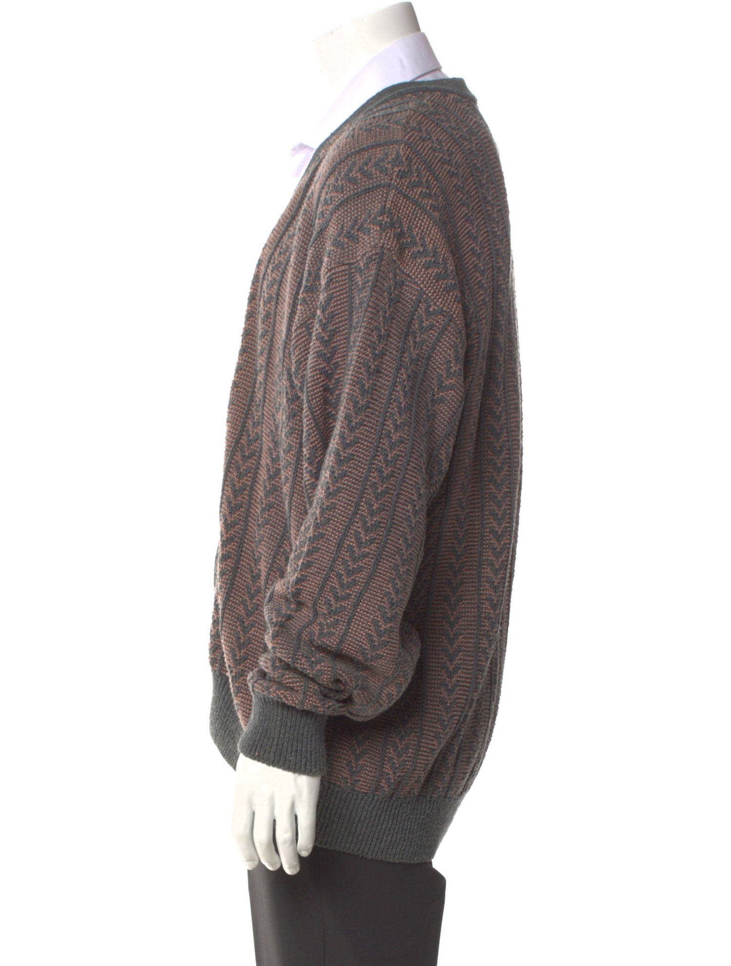 Giorgio Armani Silk Printed Cardigan