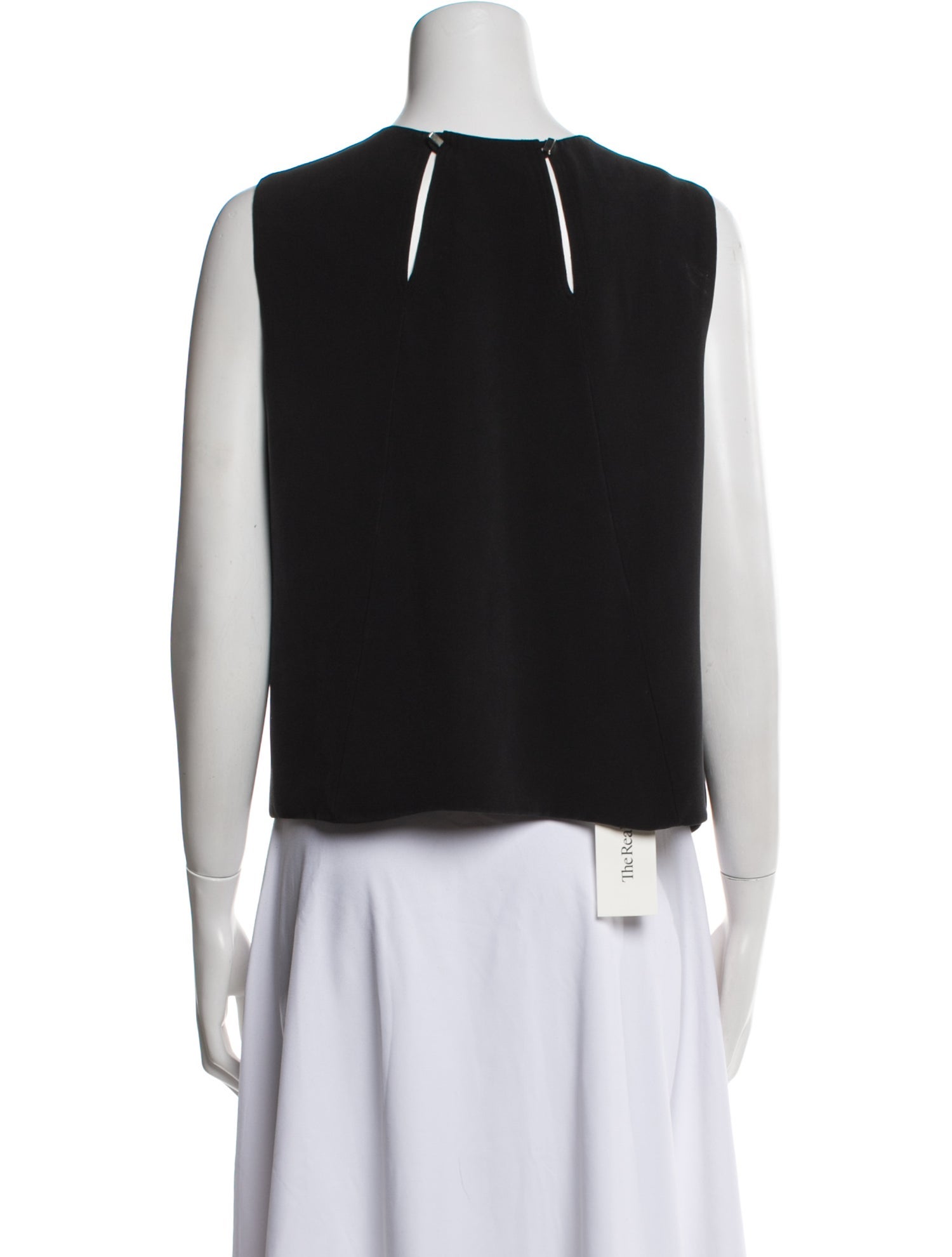 Giorgio Armani Silk Crew Neck Top