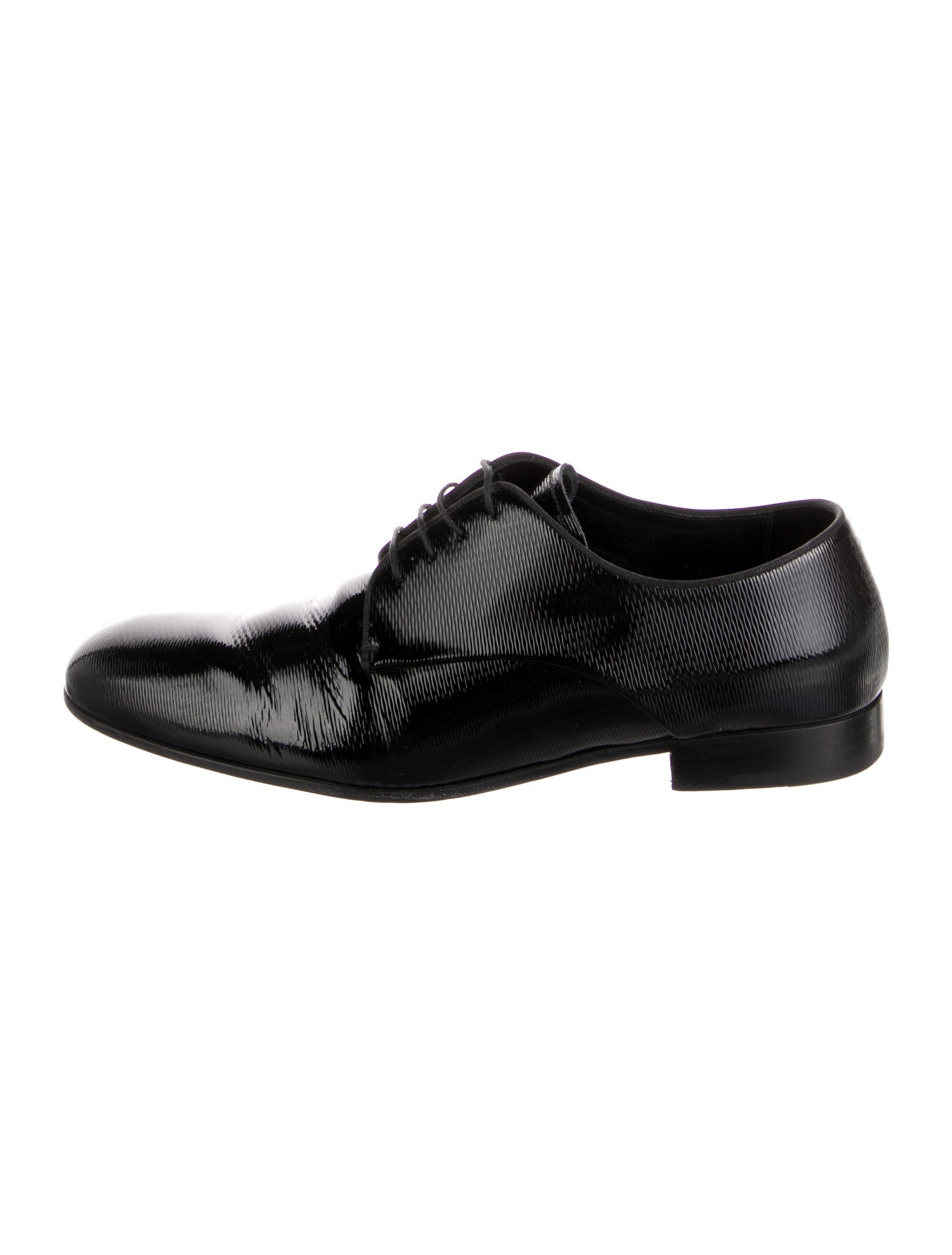 Giorgio Armani Patent Leather Derby Shoes