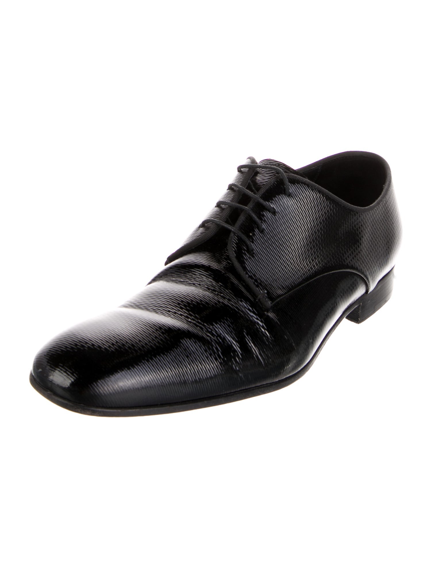 Giorgio Armani Patent Leather Derby Shoes