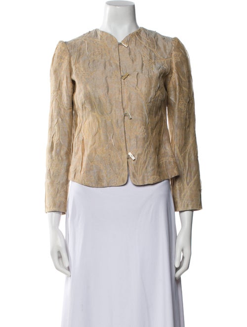 Giorgio Armani Tweed Pattern Evening Jacket