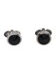 Giorgio Armani Crystal Round Cufflinks