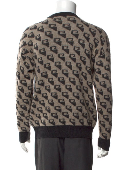 Armani Collezioni Wool Printed Pullover