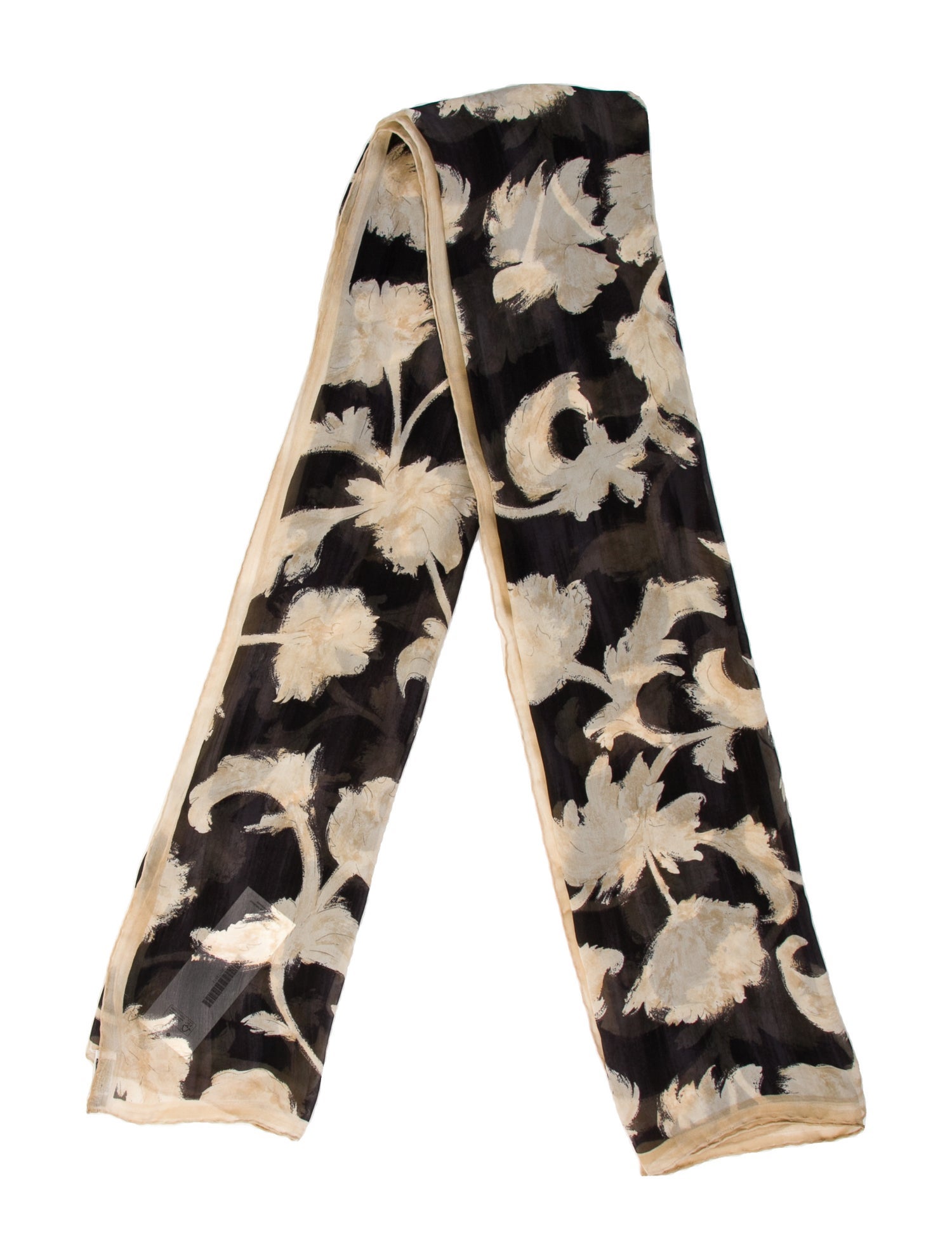 Giorgio Armani Floral Print Scarf