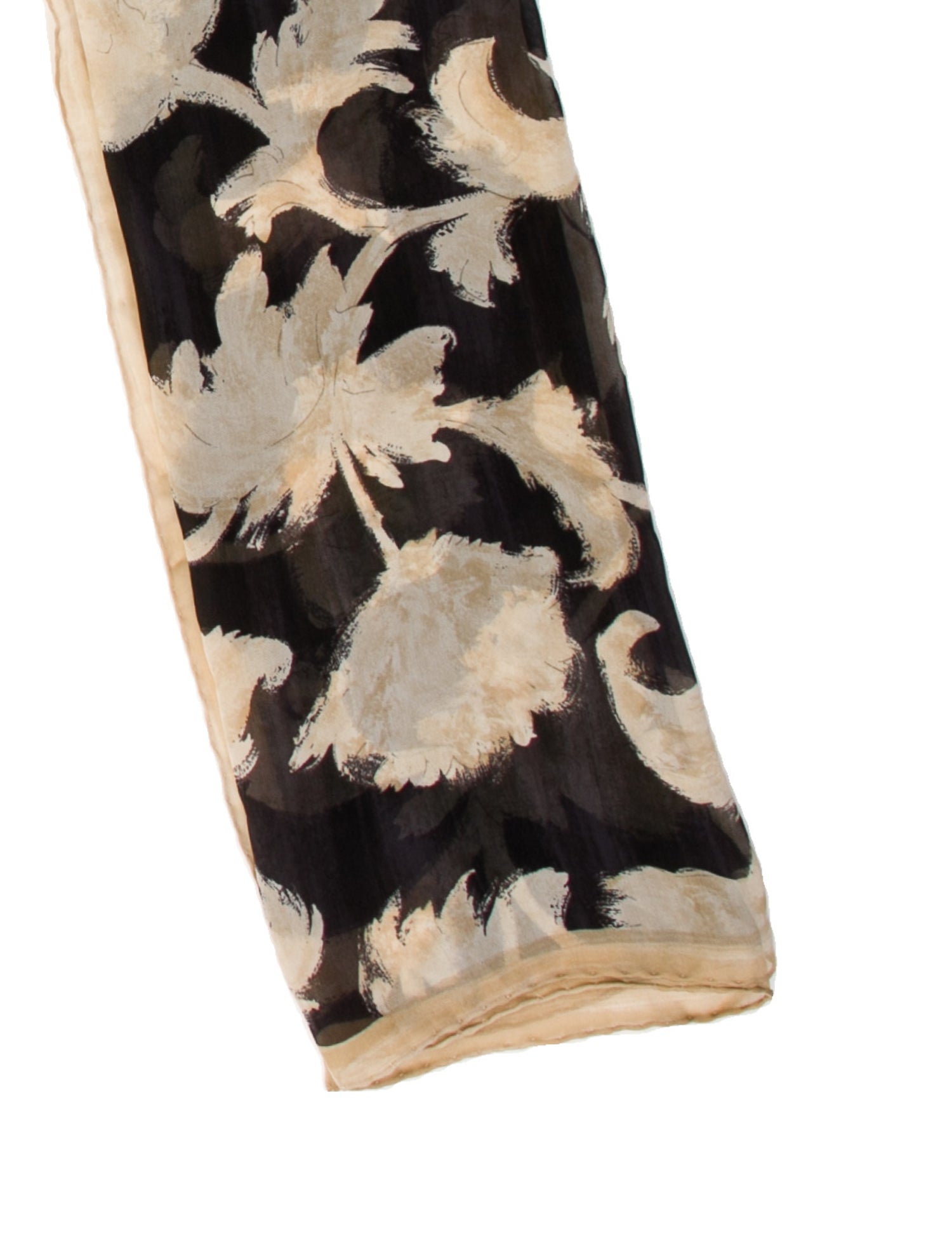 Giorgio Armani Floral Print Scarf