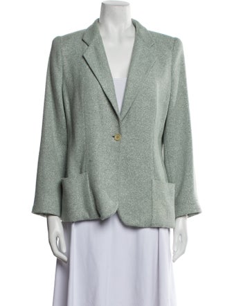 Giorgio Armani Wool Printed Blazer
