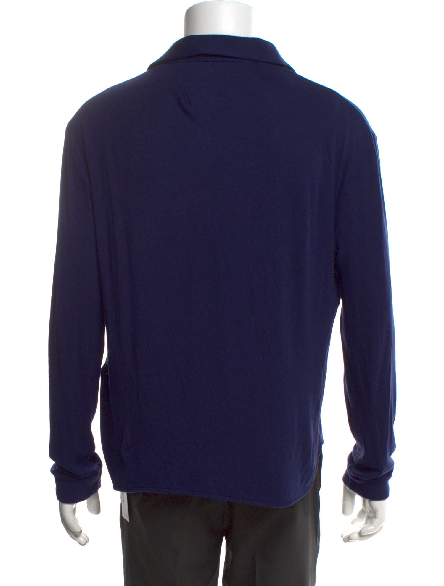 Giorgio Armani Collar Long Sleeve Polo Shirt