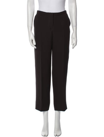 Giorgio Armani Silk Straight Leg Pants