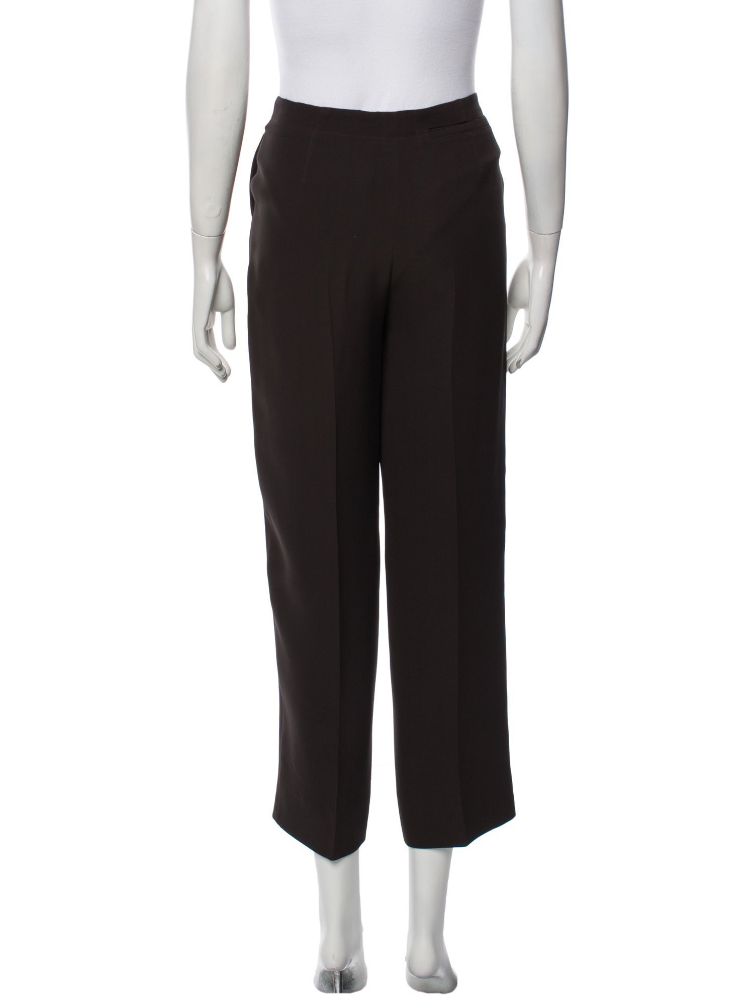 Giorgio Armani Silk Straight Leg Pants