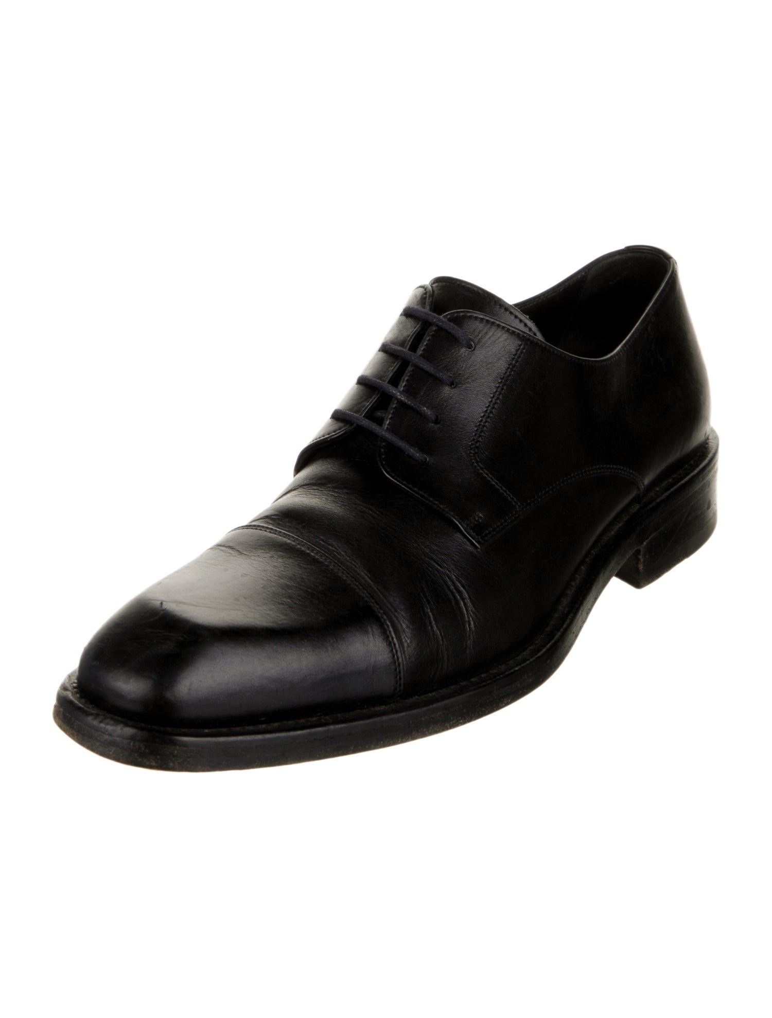 Giorgio Armani Leather Derby Shoes