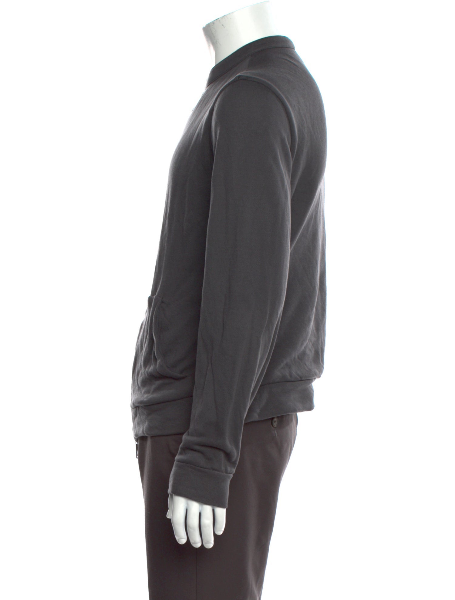 Giorgio Armani Mock Neck Long Sleeve Sweatshirt