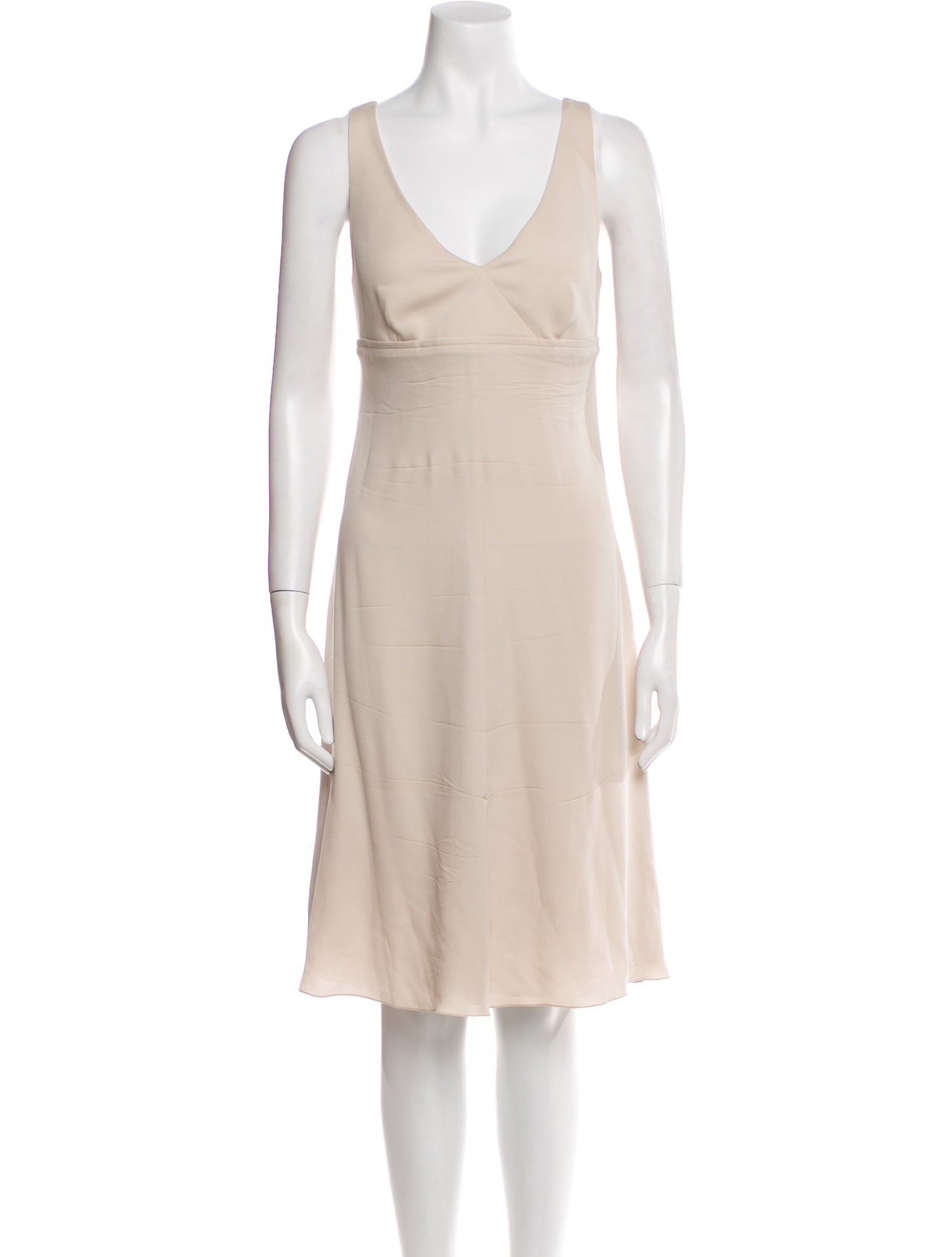Giorgio Armani Silk Knee-Length Dress