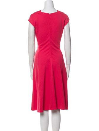 Giorgio Armani Scoop Neck Knee-Length Dress